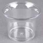 Carlisle 250007 2.5 oz. Clear Round Plastic Sauce Cup - 72/Case Carlisle 250007 2.5 oz. Clear Round Plastic Sauce Cup - 72/Case