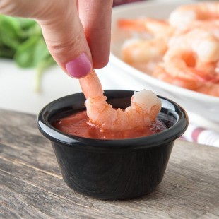 Carlisle 4312303 Black 3 oz. Smooth Plastic Ramekin - 48/Case Carlisle 4312303 Black 3 oz. Smooth Plastic Ramekin - 48/Case