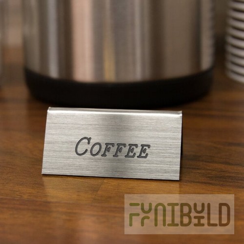 Cal-Mil 228-1-10 Silver Coffee Beverage Tent - 3