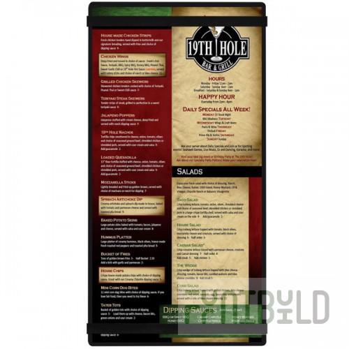 Menu Solutions ACRB-B Black 5 1/2