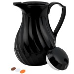 Vollrath 52172 SwirlServe 20 oz. Black Hot-N-Cold Beverage Server Vollrath 52172 SwirlServe 20 oz. Black Hot-N-Cold Beverage Server