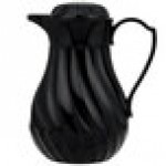 Vollrath 52172 SwirlServe 20 oz. Black Hot-N-Cold Beverage Server Vollrath 52172 SwirlServe 20 oz. Black Hot-N-Cold Beverage Server