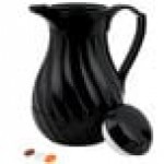 Vollrath 52172 SwirlServe 20 oz. Black Hot-N-Cold Beverage Server Vollrath 52172 SwirlServe 20 oz. Black Hot-N-Cold Beverage Server