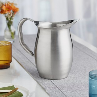 Vollrath 82020 68 oz. Satin Finish Stainless Steel Bell Pitcher Vollrath 82020 68 oz. Satin Finish Stainless Steel Bell Pitcher