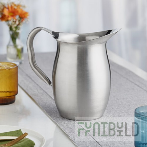 Vollrath 82020 68 oz. Satin Finish Stainless Steel Bell Pitcher