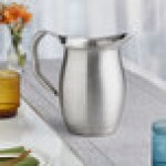 Vollrath 82020 68 oz. Satin Finish Stainless Steel Bell Pitcher