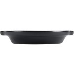 Hall China from Steelite International HL5130AFCA Foundry 10 oz. Black China Round Au Gratin Dish - 24/Case