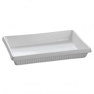 TableCraft CW2080GY 2 Qt. Gray Cast Aluminum Rectangular Casserole Dish