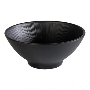 APS Nero 30.4 oz. Round Melamine Ramen Bowl - 6/Case APS Nero 30.4 oz. Round Melamine Ramen Bowl - 6/Case
