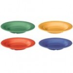 GET B-139-PB Diamond Mardi Gras 13 oz. Peacock Blue Melamine Bowl - 24/Case