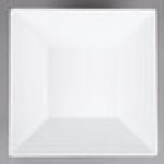 TableCraft MB166 Frostone 13.3 Qt. White Square Melamine Bowl