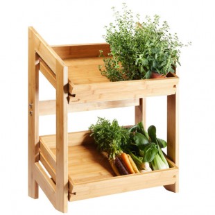 Rosseto BD136 Natura Natural Bamboo Display Stand with Removable Trays Rosseto BD136 Natura Natural Bamboo Display Stand with Removable Trays
