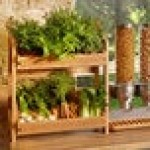 Rosseto BD136 Natura Natural Bamboo Display Stand with Removable Trays