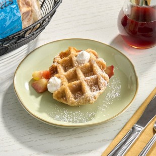 Vafels Vegan Vanilla Liege Waffle 2.3 oz. - 36/Case Vafels Vegan Vanilla Liege Waffle 2.3 oz. - 36/Case