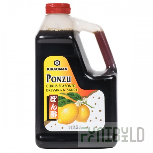 Kikkoman Ponzu Citrus Seasoned Dressing .5 Gallon Container - 6/Case