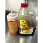 Kikkoman Ponzu Citrus Seasoned Dressing .5 Gallon Container - 6/Case
