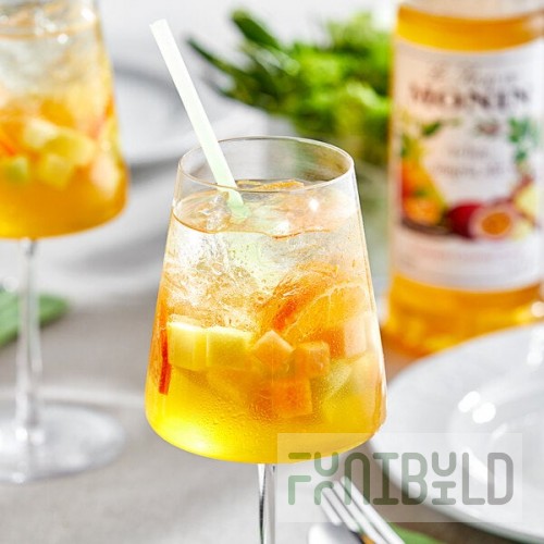 Monin Premium White Sangria Mix 1 Liter - 4/Case