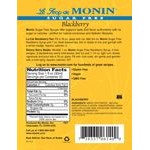 Monin Sugar-Free Blackberry Flavoring Syrup 1 Liter - 4/Case