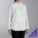 Henry Segal Women's Customizable White Long Sleeve Dress Shirt - 14 Henry Segal Women's Customizable White Long Sleeve Dress Shirt - 14