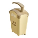 Heinz Keystone 1.5 Gallon Cream Plastic Countertop Mayonnaise Pump Dispenser Heinz Keystone 1.5 Gallon Cream Plastic Countertop Mayonnaise Pump Dispenser
