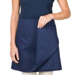 Intedge Navy Blue Poly-Cotton 4-Way Waist Apron - 38