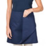 Intedge Navy Blue Poly-Cotton 4-Way Waist Apron - 38