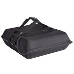 Vesture NextPhase RIGID Black Insulated Pizza Delivery Bag with Bio-PCM Technology - Holds Up To (3) 16