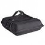 Vesture NextPhase RIGID Black Insulated Pizza Delivery Bag with Bio-PCM Technology - Holds Up To (3) 16