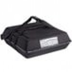 Vesture NextPhase RIGID Black Insulated Pizza Delivery Bag with Bio-PCM Technology - Holds Up To (3) 16