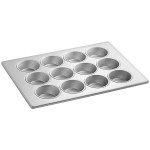 Baker's Lane 12 Cup 5 oz. Glazed Aluminized Steel Jumbo Muffin / Cupcake Pan - 18 Baker's Lane 12 Cup 5 oz. Glazed Aluminized Steel Jumbo Muffin / Cupcake Pan - 18