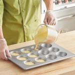 Baker's Lane 12 Cup 5 oz. Glazed Aluminized Steel Jumbo Muffin / Cupcake Pan - 18 Baker's Lane 12 Cup 5 oz. Glazed Aluminized Steel Jumbo Muffin / Cupcake Pan - 18