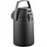 Acopa 2.5 Liter Stainless Steel Lined Matte Black Airpot with Metal Lever