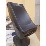 San Jamar H5000STBK Minifold Venue Stand Mount Napkin Dispenser - Black Pearl
