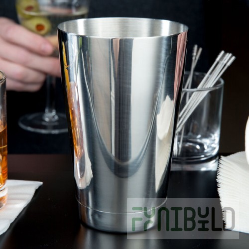 Barfly® M37007 18 oz. Stainless Steel Half Size Cocktail Shaker Tin