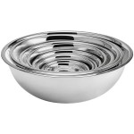 Choice Standard Stainless Steel Mixing Bowl Set - 10/Set