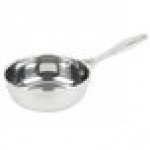 Vollrath 47791 Intrigue 2 Qt. Stainless Steel Saucier Pan with Aluminum-Clad Bottom Vollrath 47791 Intrigue 2 Qt. Stainless Steel Saucier Pan with Aluminum-Clad Bottom