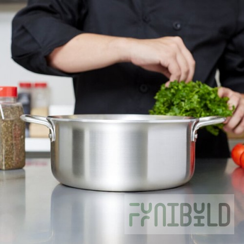 Vollrath 77780 Tribute 4.5 Qt. Stainless Steel Sauce / Stock Pot