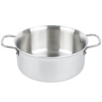 Vollrath 77780 Tribute 4.5 Qt. Stainless Steel Sauce / Stock Pot Vollrath 77780 Tribute 4.5 Qt. Stainless Steel Sauce / Stock Pot