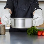 Vollrath 77780 Tribute 4.5 Qt. Stainless Steel Sauce / Stock Pot Vollrath 77780 Tribute 4.5 Qt. Stainless Steel Sauce / Stock Pot