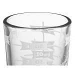 Libbey 5134/1124N 4 oz. Clear Professional Measuring Glass