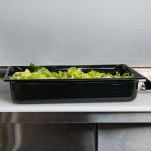 Vollrath 8004420 Super Pan® Full Size Black Polycarbonate Food Pan - 4