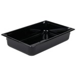 Vollrath 8004420 Super Pan® Full Size Black Polycarbonate Food Pan - 4