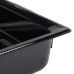 Vollrath 8004420 Super Pan® Full Size Black Polycarbonate Food Pan - 4