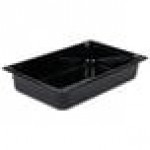 Vollrath 8004420 Super Pan® Full Size Black Polycarbonate Food Pan - 4