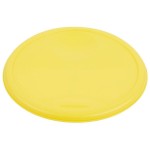 Rubbermaid® 12, 18, and 22 Qt. Yellow Round Polyethylene Food Storage Container Lid