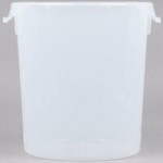 Rubbermaid® 12, 18, and 22 Qt. Yellow Round Polyethylene Food Storage Container Lid