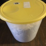 Rubbermaid® 12, 18, and 22 Qt. Yellow Round Polyethylene Food Storage Container Lid