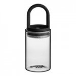Prepara Evak Fresh Saver 2.3 Qt. Clear SAN Plastic Round Airtight Food Storage Container with Push Down Lid 3042-B