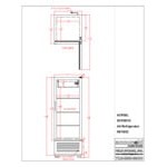 Summit Appliance ACR82L Accucold ACR Series 7.56 Cu. Ft. White / Blue Glass Door Reach-In Pharmacy Refrigerator - 115V Summit Appliance ACR82L Accucold ACR Series 7.56 Cu. Ft. White / Blue Glass Door Reach-In Pharmacy Refrigerator - 115V