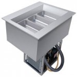 Hatco CWBP-6 Six Pan Drop-In Refrigerated Cold Food Well with Drain - 120V Hatco CWBP-6 Six Pan Drop-In Refrigerated Cold Food Well with Drain - 120V